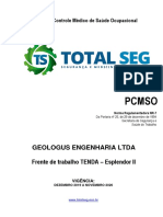 Capa de Pcmso Padrão Geologus