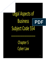 Legal Aspects of Business Subject Code 554 J