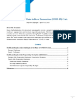 Healthcare Supply Chain in Novel Coronavirus (COVID-19) Crisis