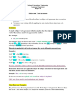 Topic 3-Subject and Verb Agreement