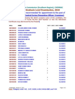 CGL2010 Website Inspector Ce Customs