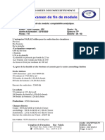 Examen de Fin de Module: Intitulé Du Module: Comptabilite Analytique