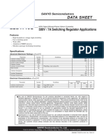 500V / 7A Switching Regulator Applications: Data Sheet