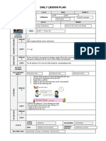 Daily Lesson Plan: Week DAY Date Class Time Subject