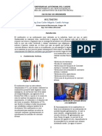 Informe 2 Multimetro