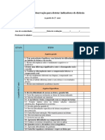 Observação e Roteiro de Dislexia