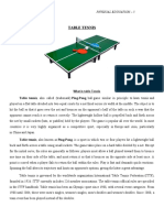 Table Tennis: BSA Physical Education - 3