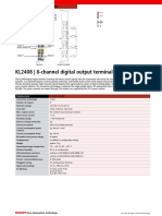 KL2408 - 8-Channel Digital Output Terminal 24 V DC