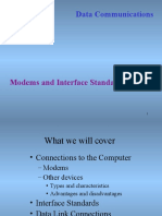 Modems & Interface Standards