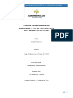 Actividad Semana 5 - Analisis e Interpretación de La Información Finaciera