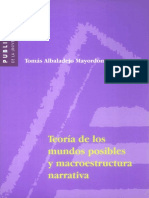 ALABALADEJO MAYORDOMO Tomas - Teoria de Los Mundos Posibles y Macroestructura Narrativa