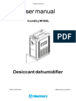 User Manual: Desiccant Dehumidifier