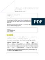 SQL Distinct: Select Into