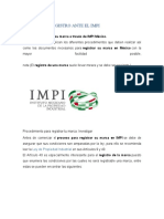 Proceso de Registro Ante El Impi