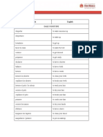 Daily Routine Verbs