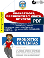 06 PPT Clase de Pronostico Presupuesto y Cuota de Ventas 2019 DIRECCION DE VENTAS PDF