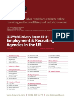 IBISWorld Industry Report Employment & Recruiting Agencies in The US 2019