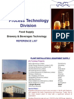 Process Technology Division: Food Supply Brewery & Beverages Technology