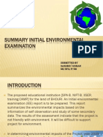 Summary Initial Environmental Examination