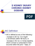 Acute Kidney Injury and Chronic Kidney Disease