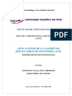 Informe Geoespuma