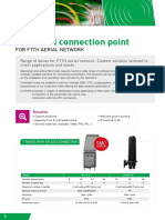 Overhead Connection Point: For FTTH Aerial Network