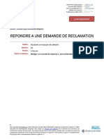 B1 Répondre À Un Courriel de Réclamation Enseignant