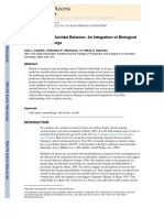 Neurobiología Del Comportamiento Suicida. Una Integración de Hallazgos Biológicos y Clínicos.