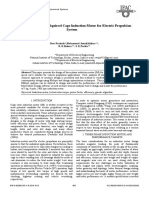 Design of A Three Phase Squirrel Cage Induction Motor For Electric Propulsion System