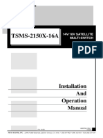 TSMS-2150X-16A: Installation and Operation Manual