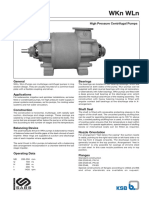 WKN WLN: High Pressure Centrifugal Pumps