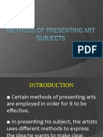 Methods of Presenting Art Subjects