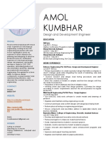 Amol Kumbhar: Design and Development Engineer