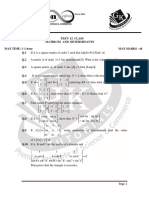 Test-12 Class Matrices and Determinants MAX TIME: 1 Hour Max Marks: 44 Q.1 Q.2 Q.3