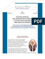 Novena Del Rosario 54 Días (Misterios Gloriosos)