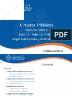 Sesión 2 - Potencia Circuitos Trifásicos PDF