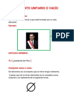 Conjunto Unitario o Vacio PDF