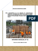 Informe #01-Maestro de Obra Puente Wishcapallac