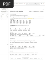 DRIVE CHORDS by Incubus @