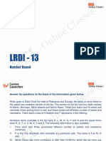 CAT - LRDI 13 - Number Based