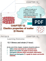 Elastics Properties of Matter (2 Hours)