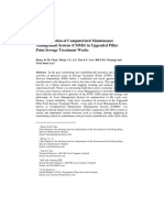 Implementation of Computerized Maintenance Management System (CMMS) in Upgraded Pillar Point Sewage Treatment Works