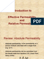 Introductio Effective Permeability and Relative Permability