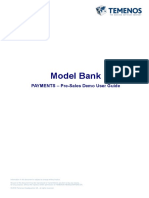 Model Bank: PAYMENTS - Pre-Sales Demo User Guide