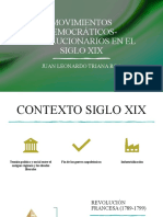 Movimientos Democráticos-Revolucionarios en El Siglo Xix