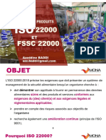 Webinaire. ISO 22000 - FSSC 22000 - Les Nouveautés