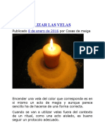 Como Utilizar Las Velas