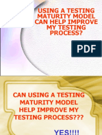 Using A Testing Maturity Model Can Help Improve My Testing Process?