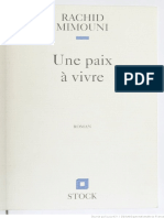 Une Peine A Vivre - Rachid Mimouni PDF