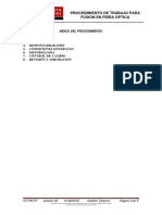 GT-PR-FF Ver 00 Procedimiento de Trabajo para Fusión en Fibra Óptica